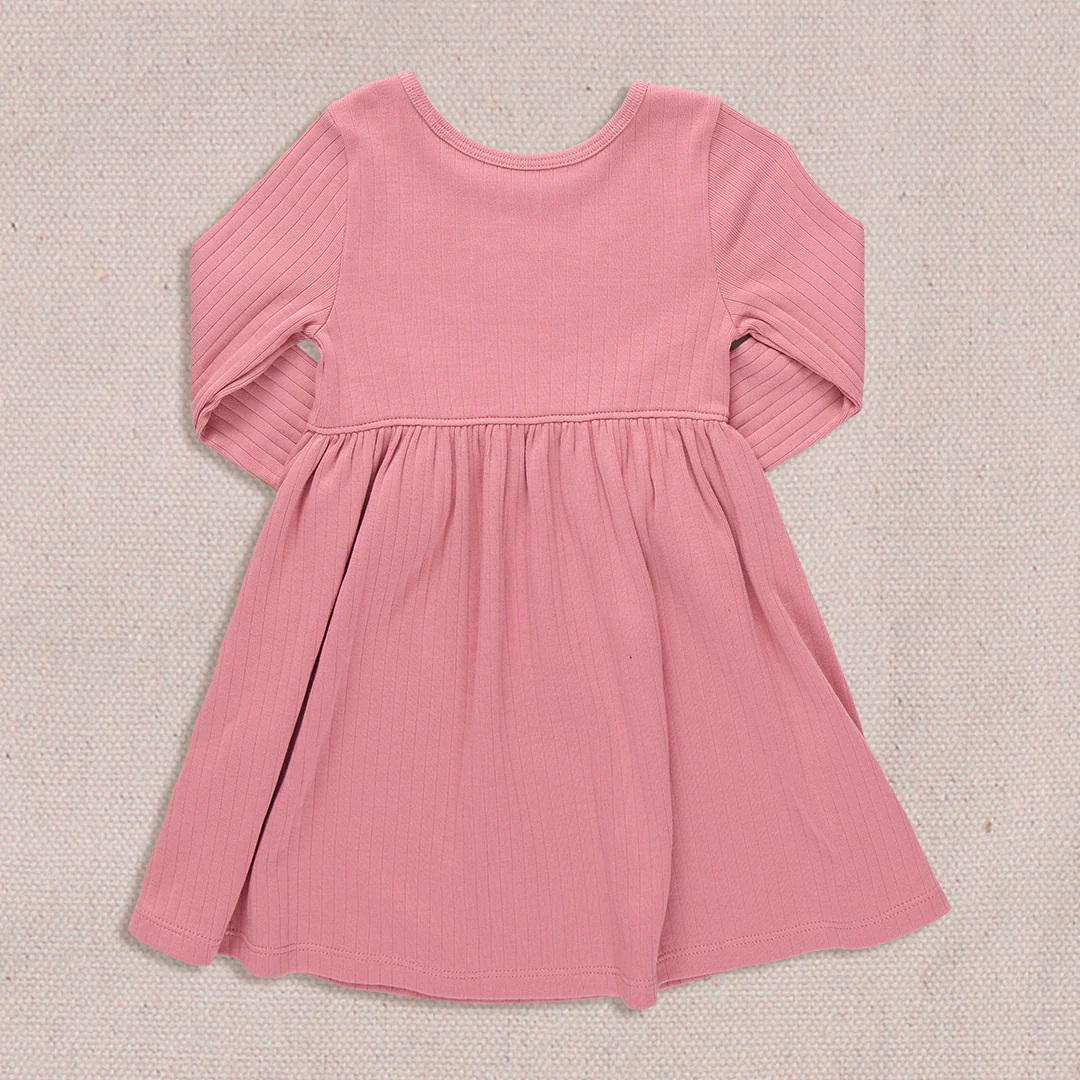 Pink Chicken Pink Chicken Sunny Long Sleeve Drib Dress