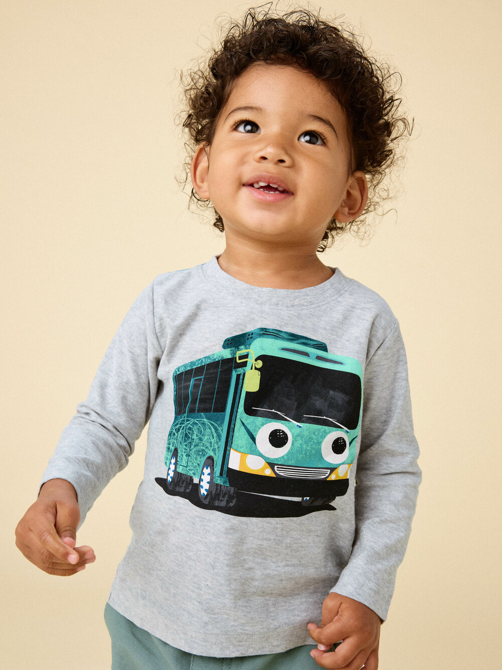 Tea Collection Tea Korean Bus Graphic Tee