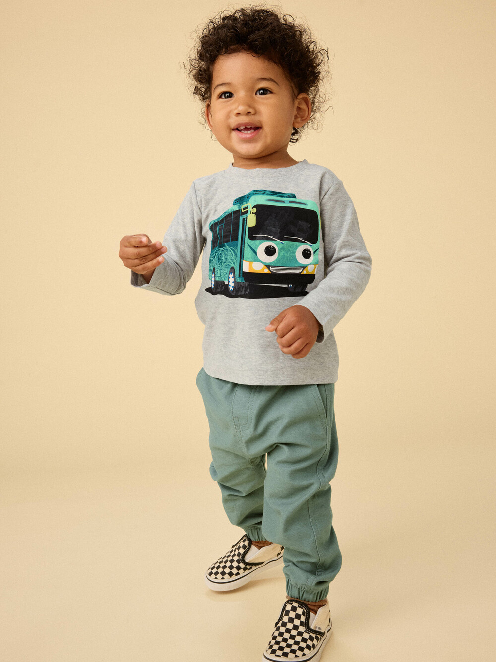 Tea Collection Tea Korean Bus Graphic Tee