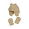 Mayoral Mayoral Teddy Hat & Gloves Set