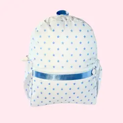Mint Mint Glossy Medium Backpack with Pockets