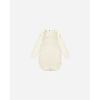 Rylee and Cru Rylee & Cru Ruffle Collar Bodysuit