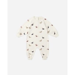 Rylee and Cru Rylee & Cru Dachshund Raglan Jumpsuit