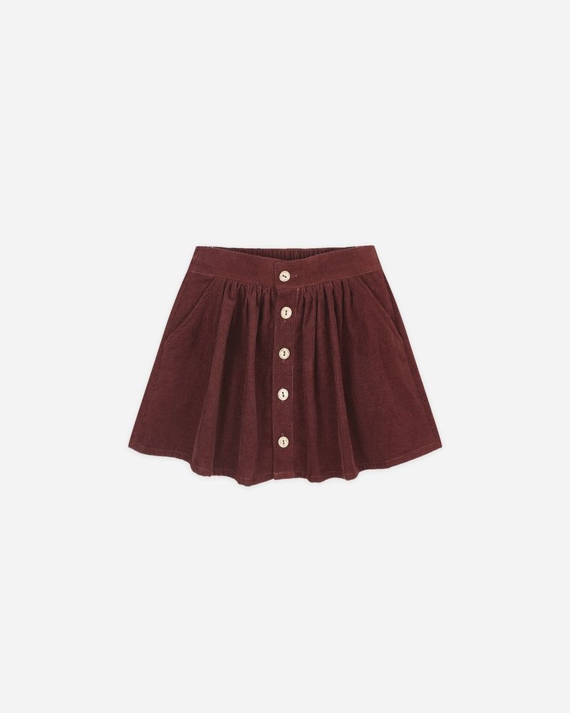 Rylee and Cru Rylee & Cru Button Front Mini Skirt