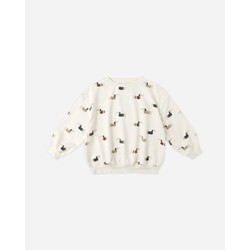 Rylee and Cru Rylee & Cru Dachshund Relaxed Sweatshirt