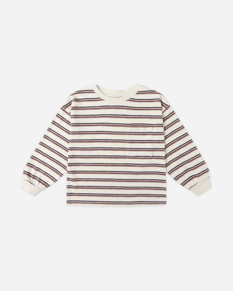 Rylee and Cru Rylee & Cru Vintage Stripe Relaxed Long Sleeve Tee