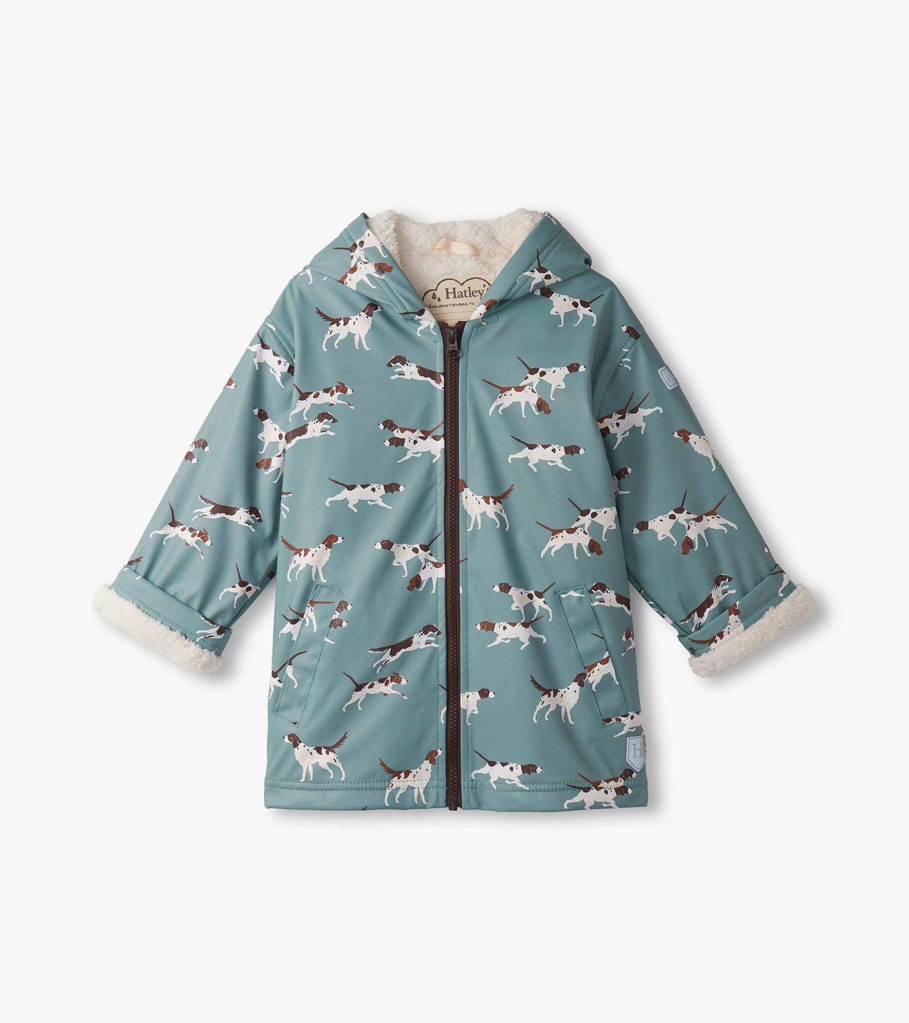 Hatley Hatley On the Hunt Sherpa Lined Rain Jacket