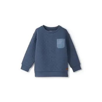 Hatley Hatley Ensign Blue Quilted Pullover
