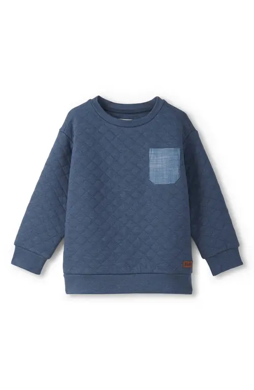 Hatley Hatley Ensign Blue Quilted Pullover