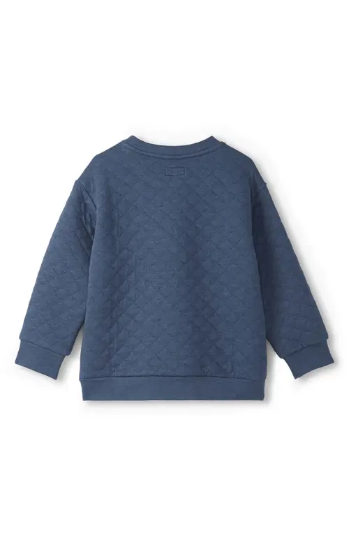 Hatley Hatley Ensign Blue Quilted Pullover
