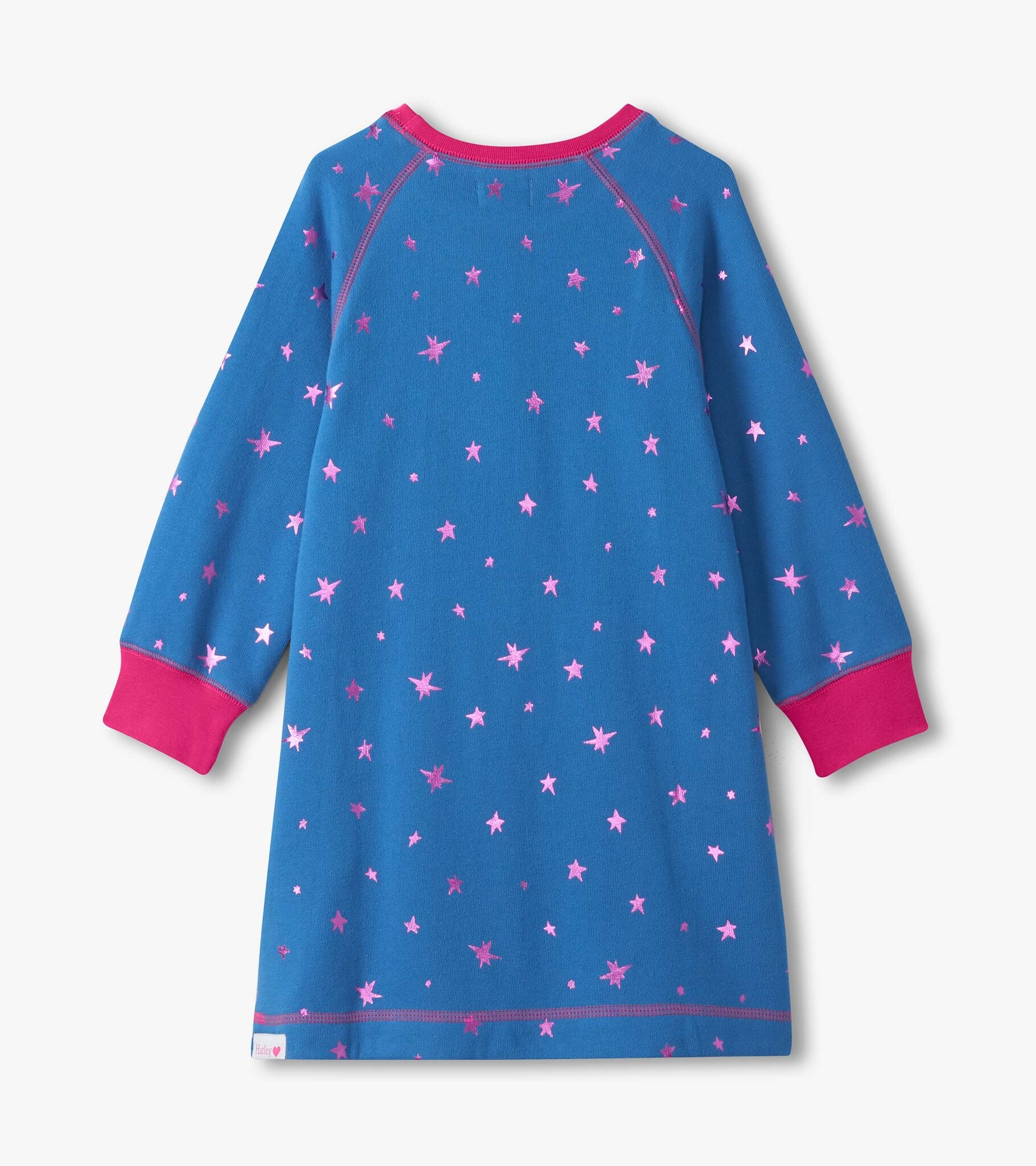 Hatley Hatley Foil Stars Sweatshirt Dress