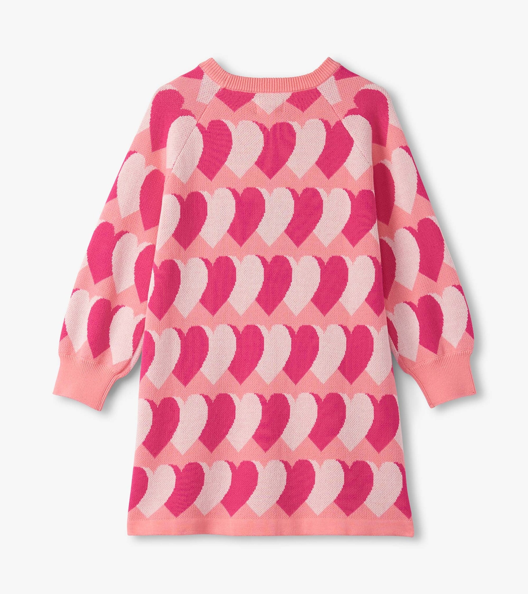 Hatley Hatley Graphic Hearts Swing Sweater Dress