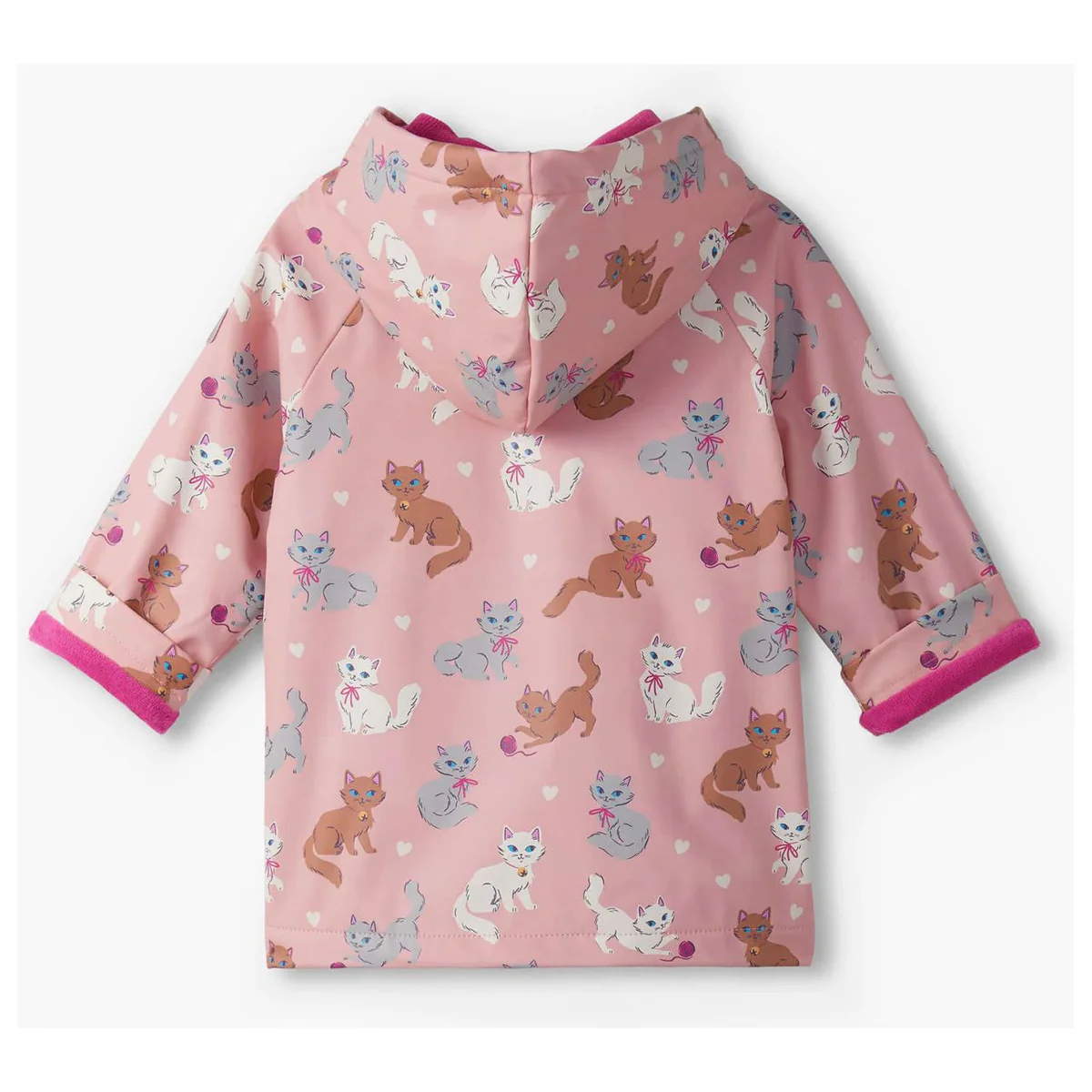Hatley Hatley Little Kitties Snap Raincoat