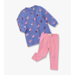 Hatley Hatley Little Kitties Dress & Legging Set