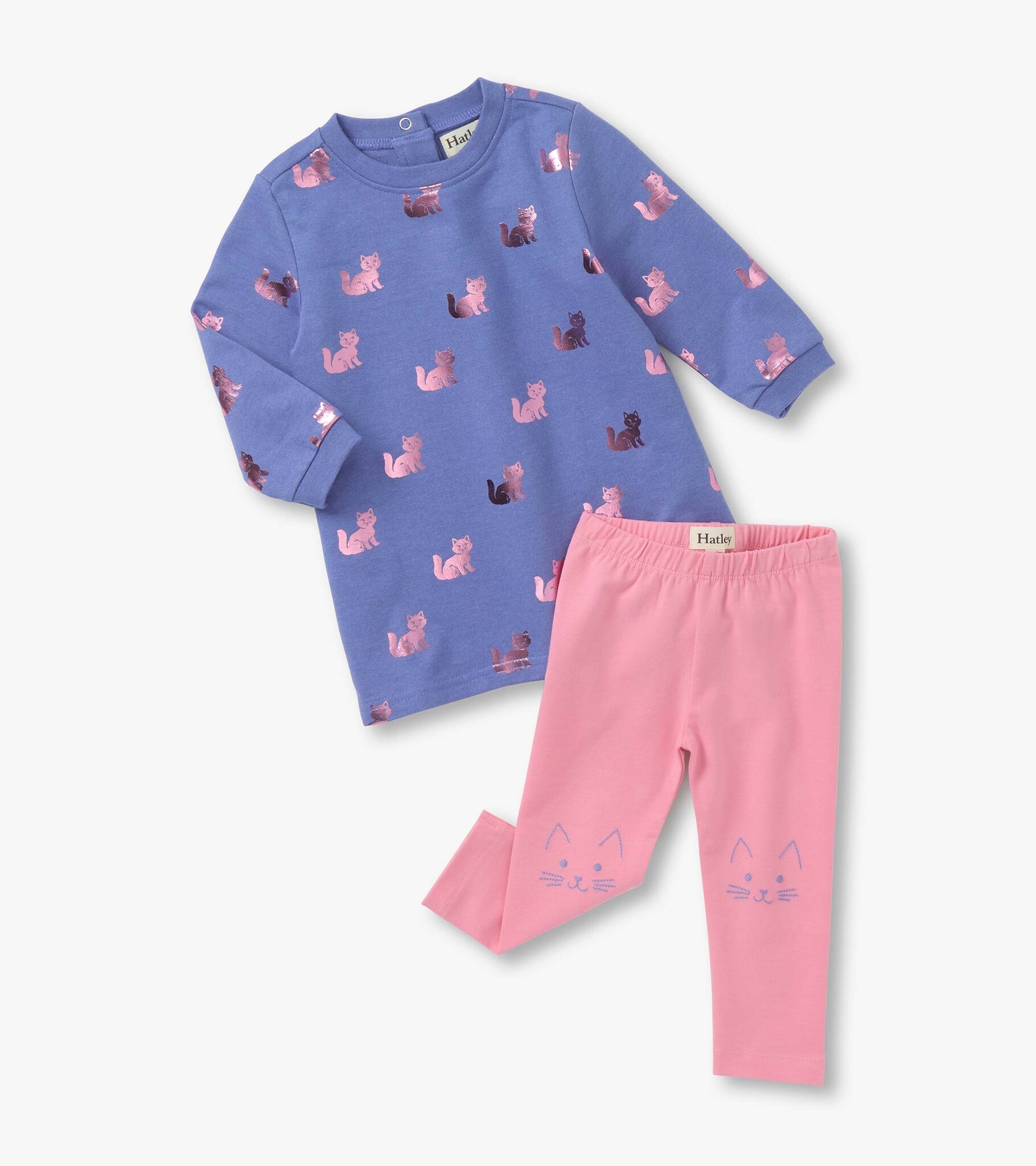 Hatley Hatley Little Kitties Dress & Legging Set