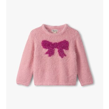 Hatley Hatley Shiny Bow Furry Sweater