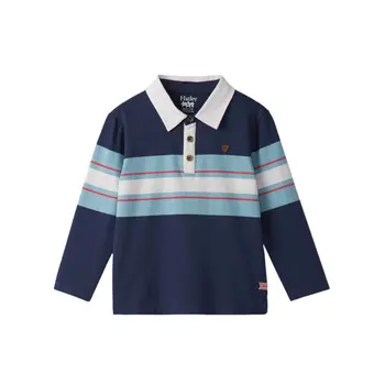 Hatley Hatley Blue Stripes Rugby Polo