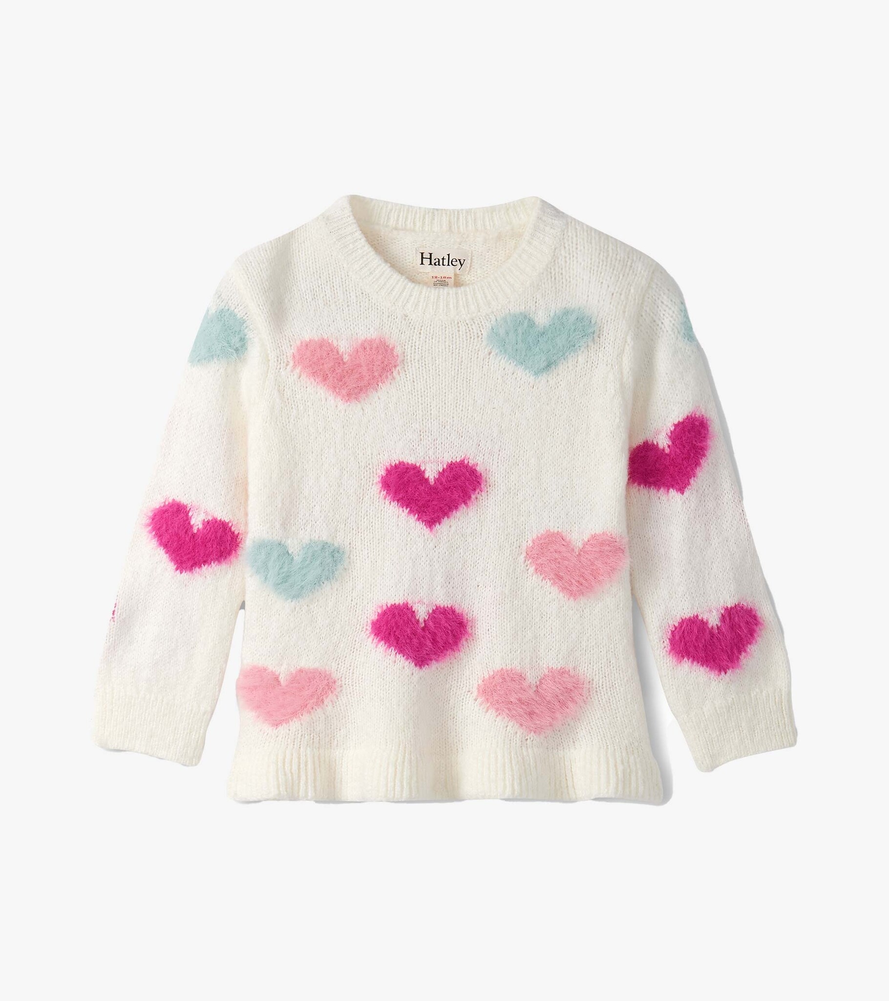 Hatley Hatley Precious Hearts Pretty Sweater