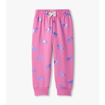 Hatley Hatley Shimmer Horses Cuffed track Pants
