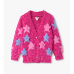 Hatley Hatley Sparkling Star Fuzzy Cardigan
