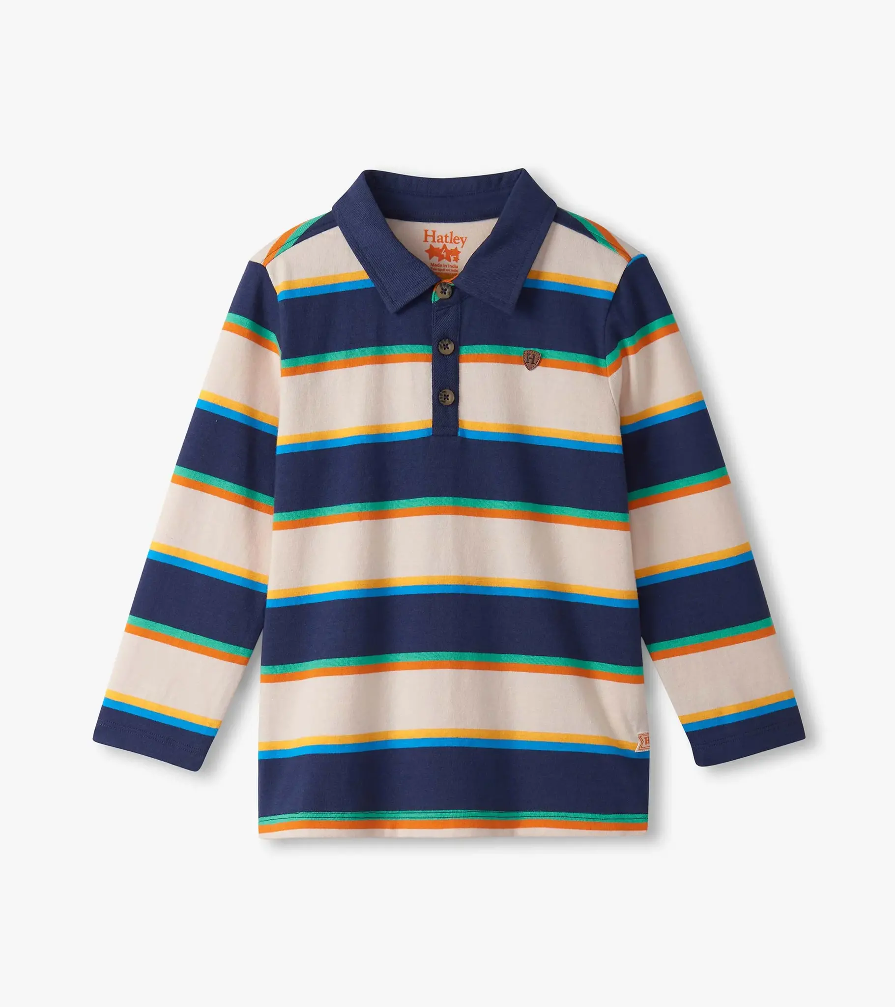 Hatley Hatley Varsity Stripes Rugby Shirt