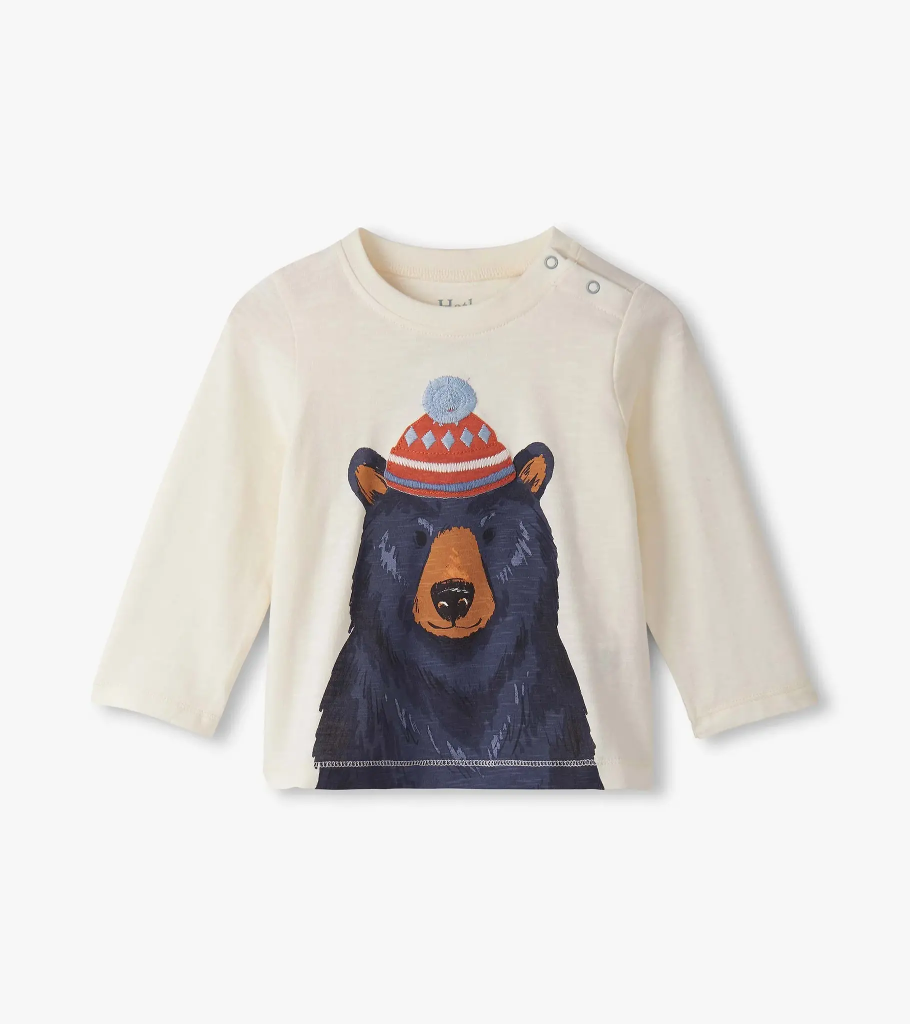 Hatley Hatley Bear Graphic Tee & Pull on Pant Set