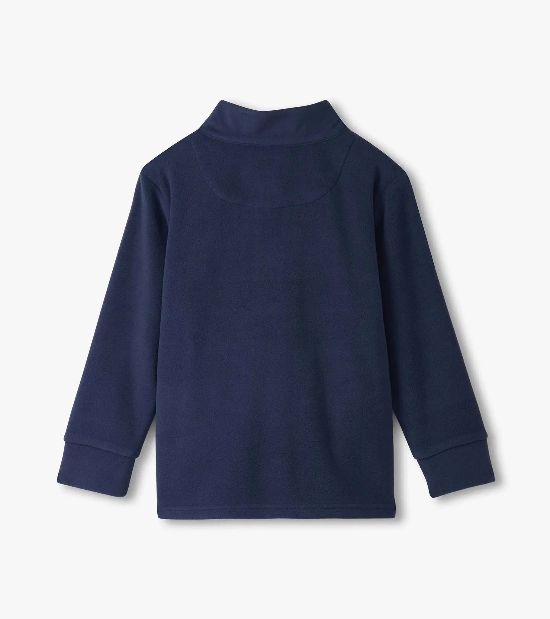 Hatley Hatley Navy Color Block Fleece 1/4 Zip Mock Neck