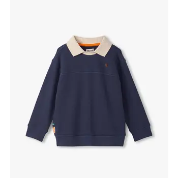 Hatley Hatley Patriot Blue Fooler Polo Pullover