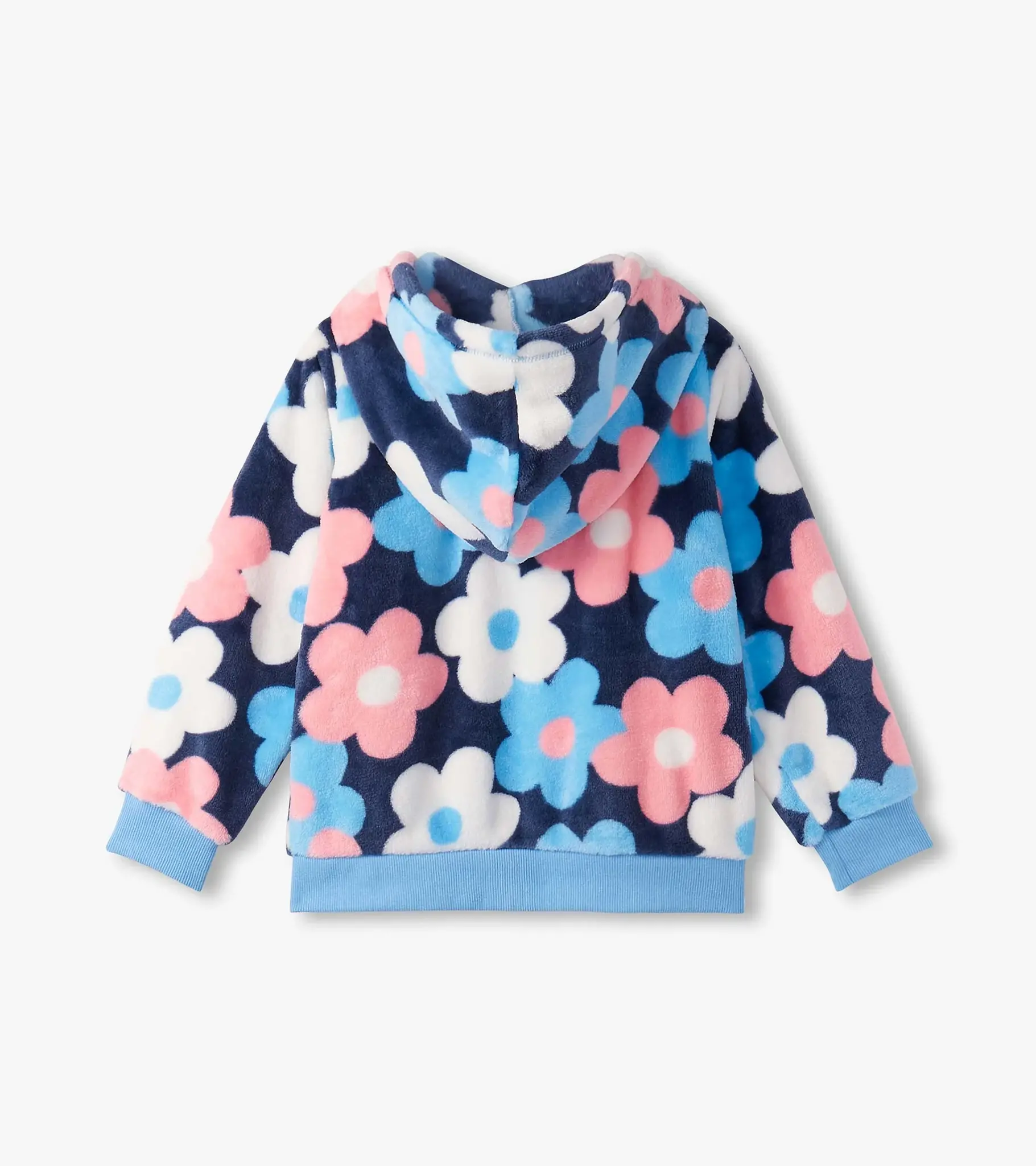 Hatley Hatley Big Flowers Fleece Zip-Up Hoodie