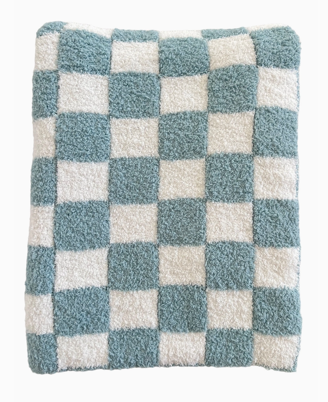 Spearmint LOVE Spearmint LOVE Phufy Bliss Checkerboard Blanket