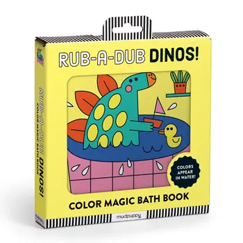 Chronicle Books Rub-a-Dub Dinos! Color Magic Bath Book