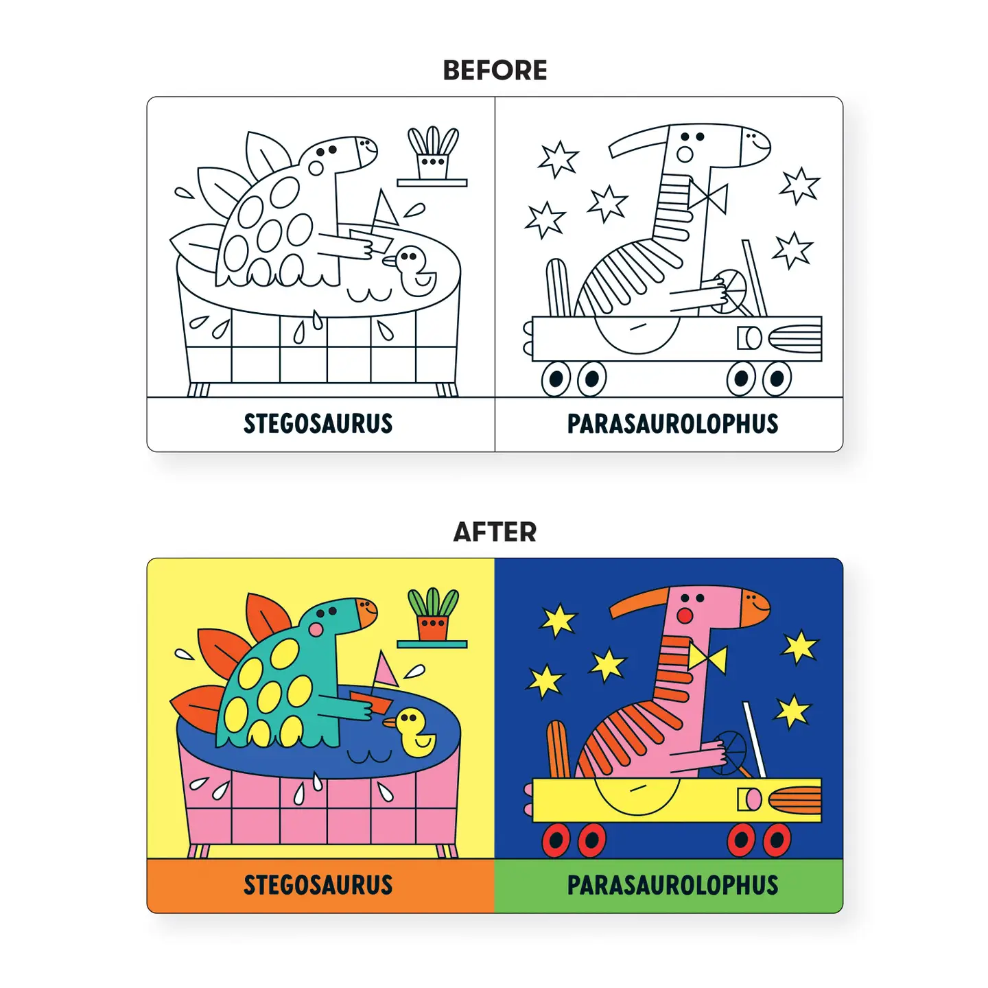 Chronicle Books Rub-a-Dub Dinos! Color Magic Bath Book