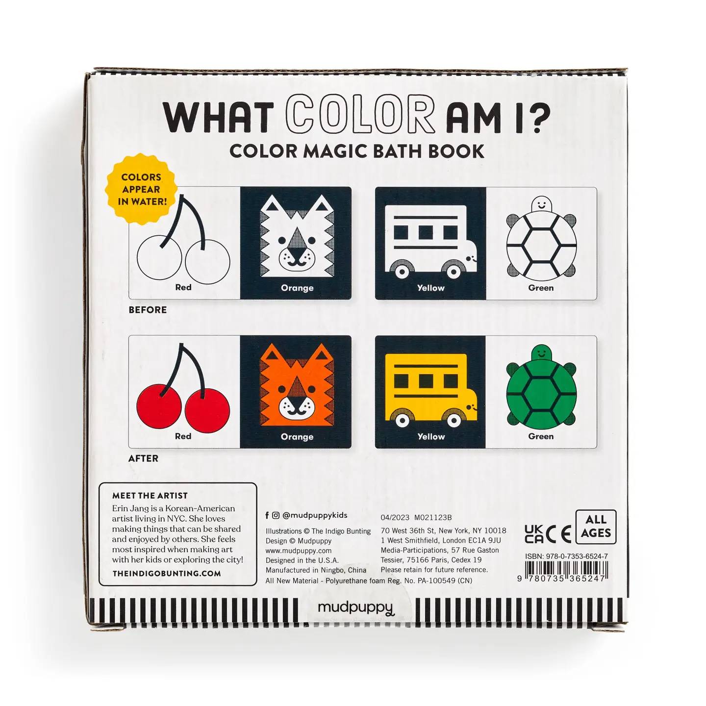 Chronicle Books What Color Am I? Color Magic Bath Book