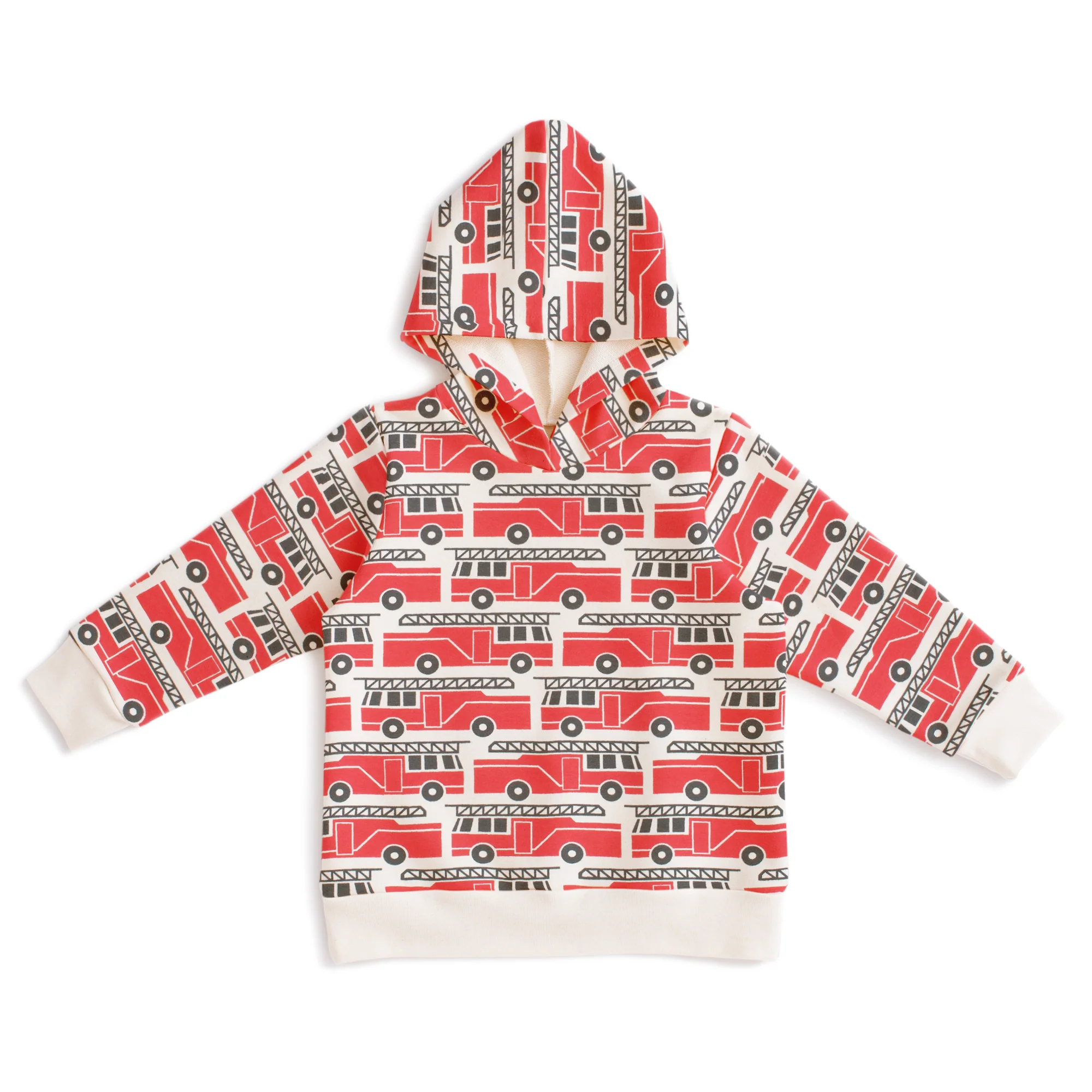 Winter Water Factory Winter Water Factory Hoodie - Firetrucks