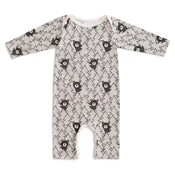 Winter Water Factory Winter Water Factory  Long-Sleeve Romper - Bears