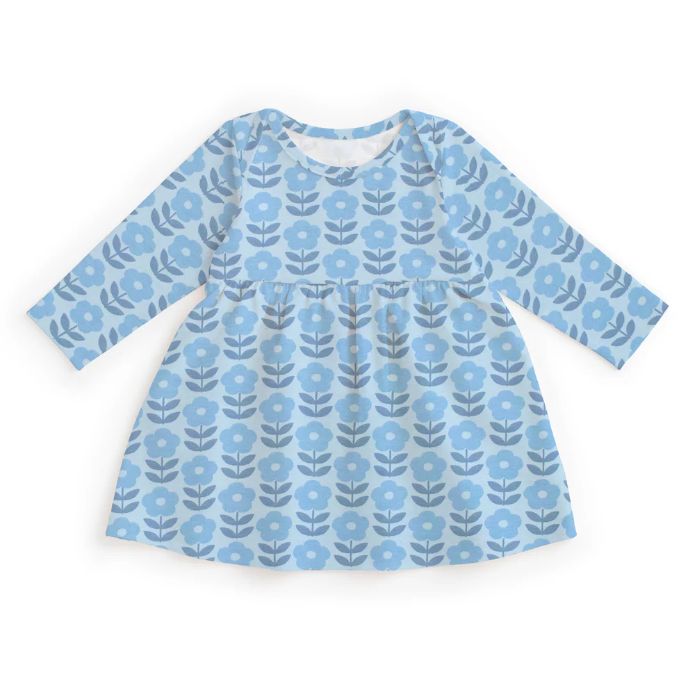 Winter Water Factory Winter Water Factory Lausanne Baby Dress - Danish Flowers