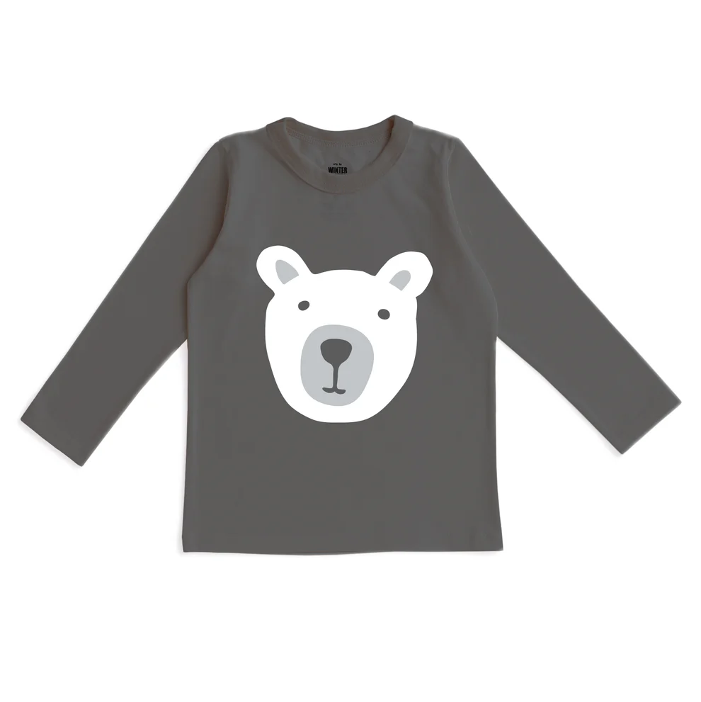 Winter Water Factory Winter Water Factory Long-Sleeve Graphic Tee - Bear