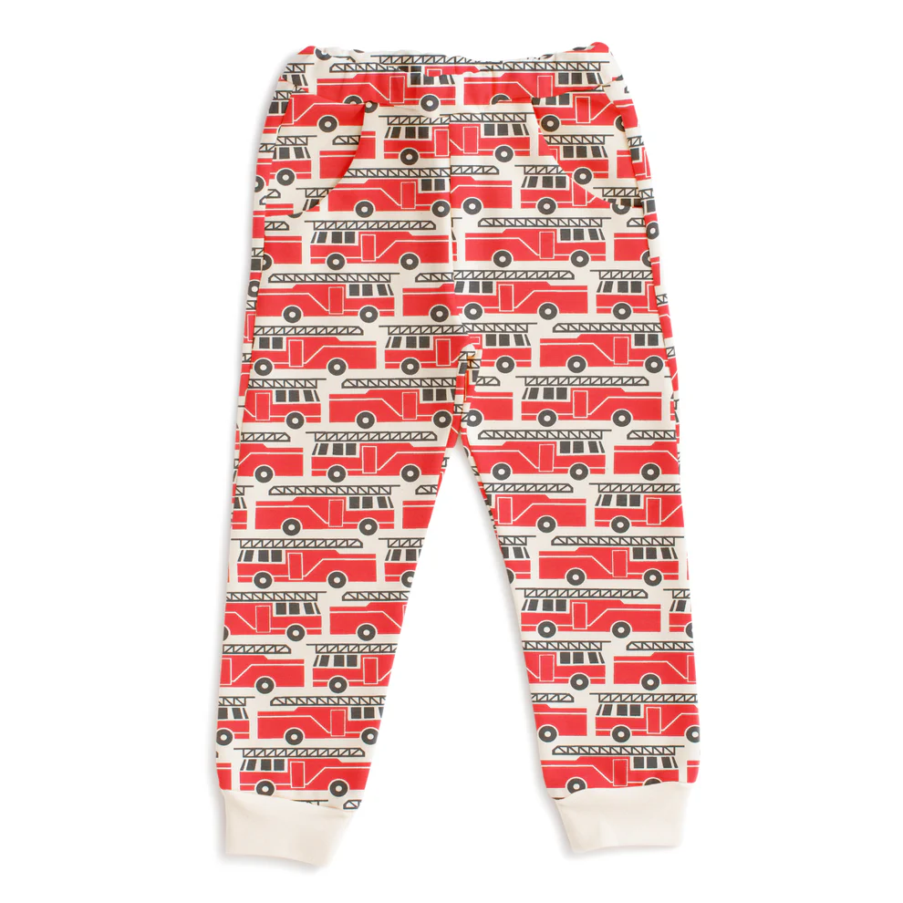 Winter Water Factory Winter Water Factory Sweatpants - Firetrucks