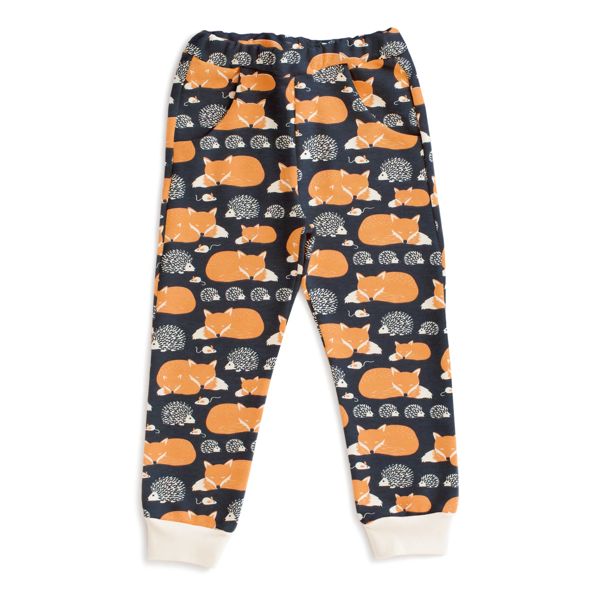 Winter Water Factory Winter Water Factory Sweatpants - Foxes & Hedgehogs