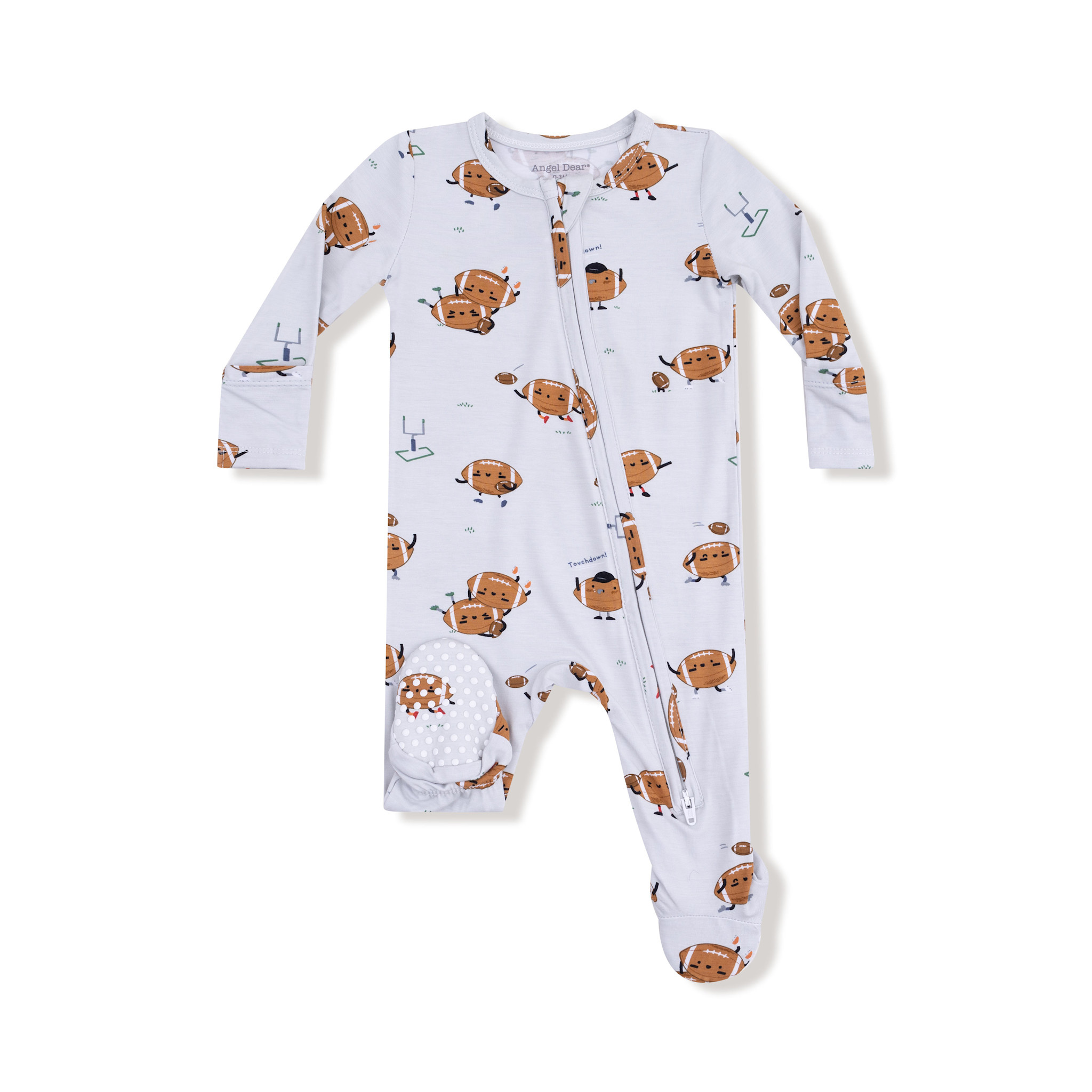 Angel Dear Angel Dear Footballs Playing Football 2-Way Zipper Footie