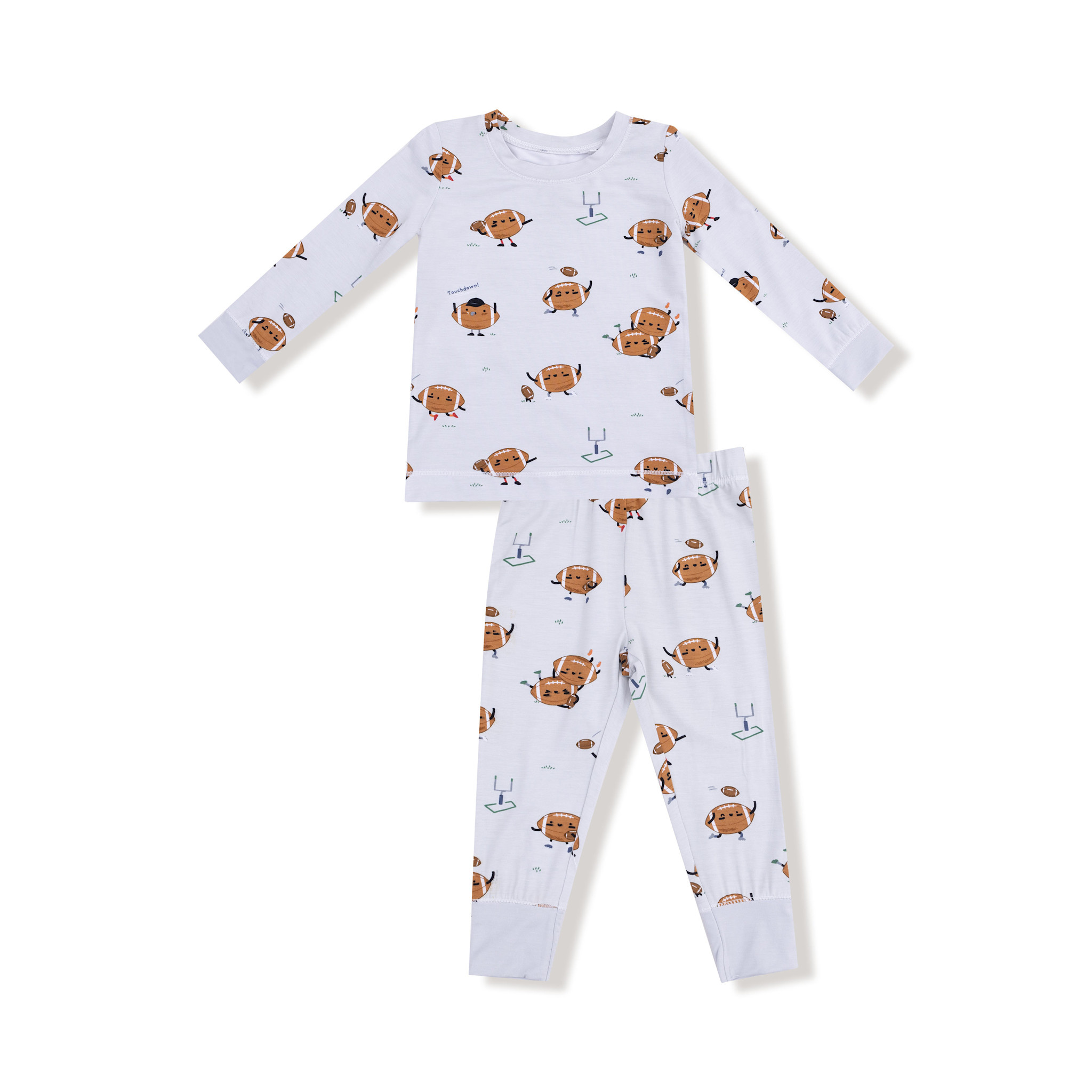 Angel Dear Angel Dear Footballs Playing Football Long Sleeve Loungewear Set