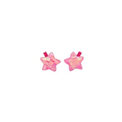 Project 6 Kids Sequinned Star Clip Set - Hot Pink