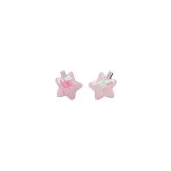 Project 6 Kids Sequinned Star Clip Set - Pink