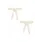 Project 6 Kids Grosgrain Bow Clip Set (2) - Ivory