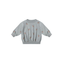 Quincy Mae Quincy Mae Moose Relaxed Sweatshirt