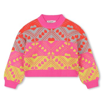 Billieblush Billieblush Heart Knit Sweater