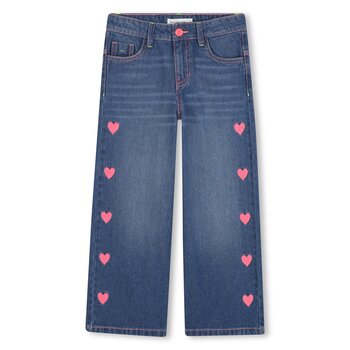 Billieblush Billieblush Baggy Denim Pants with Hearts