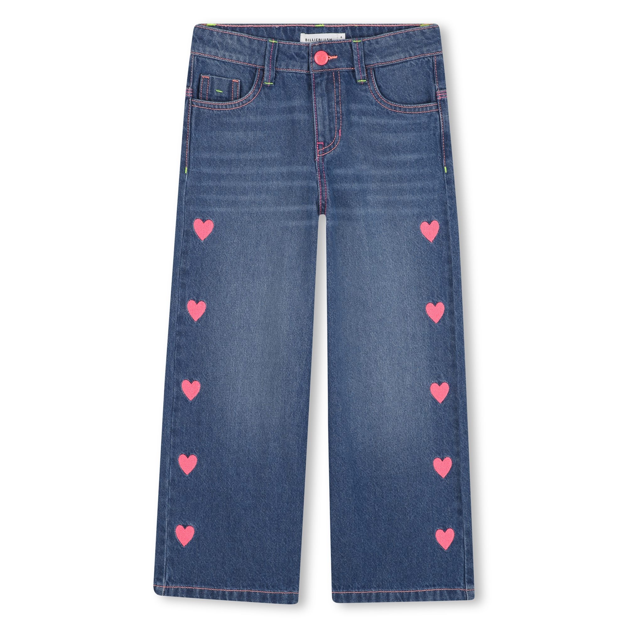 Billieblush Billieblush Baggy Denim Pants with Hearts