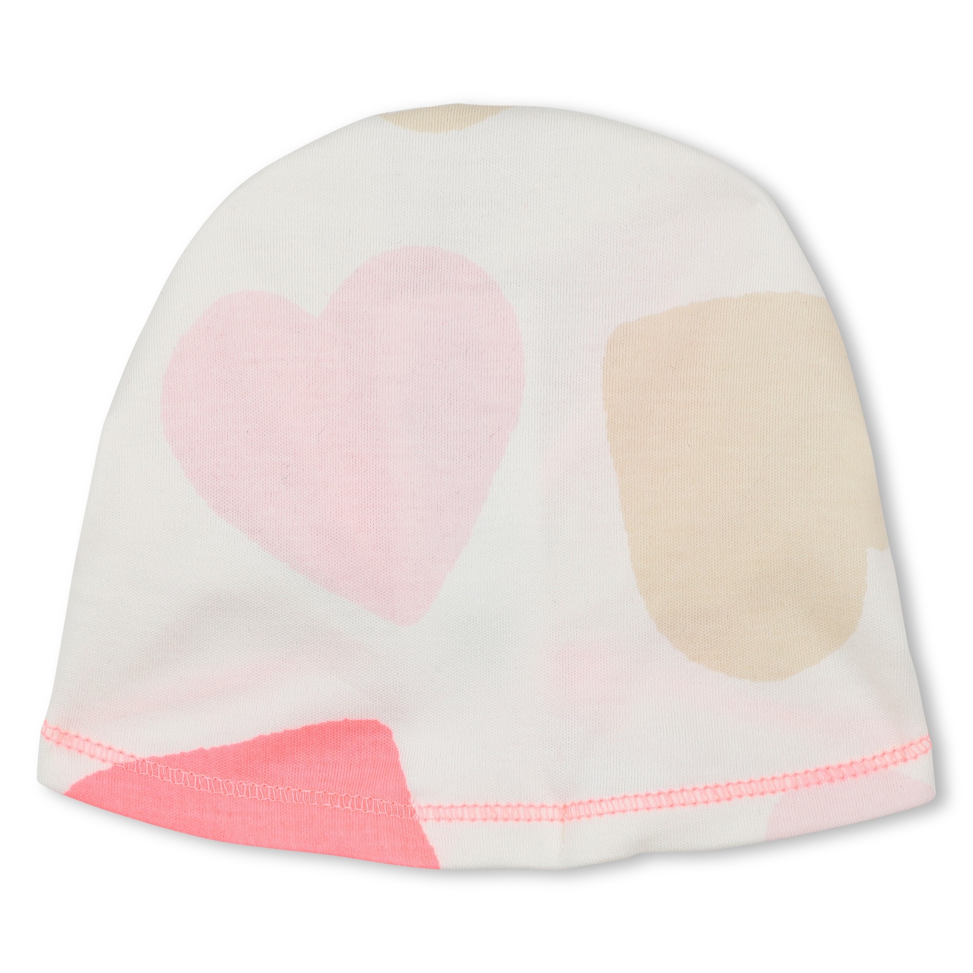 Billieblush Billieblush Heart Print Footie with Cap