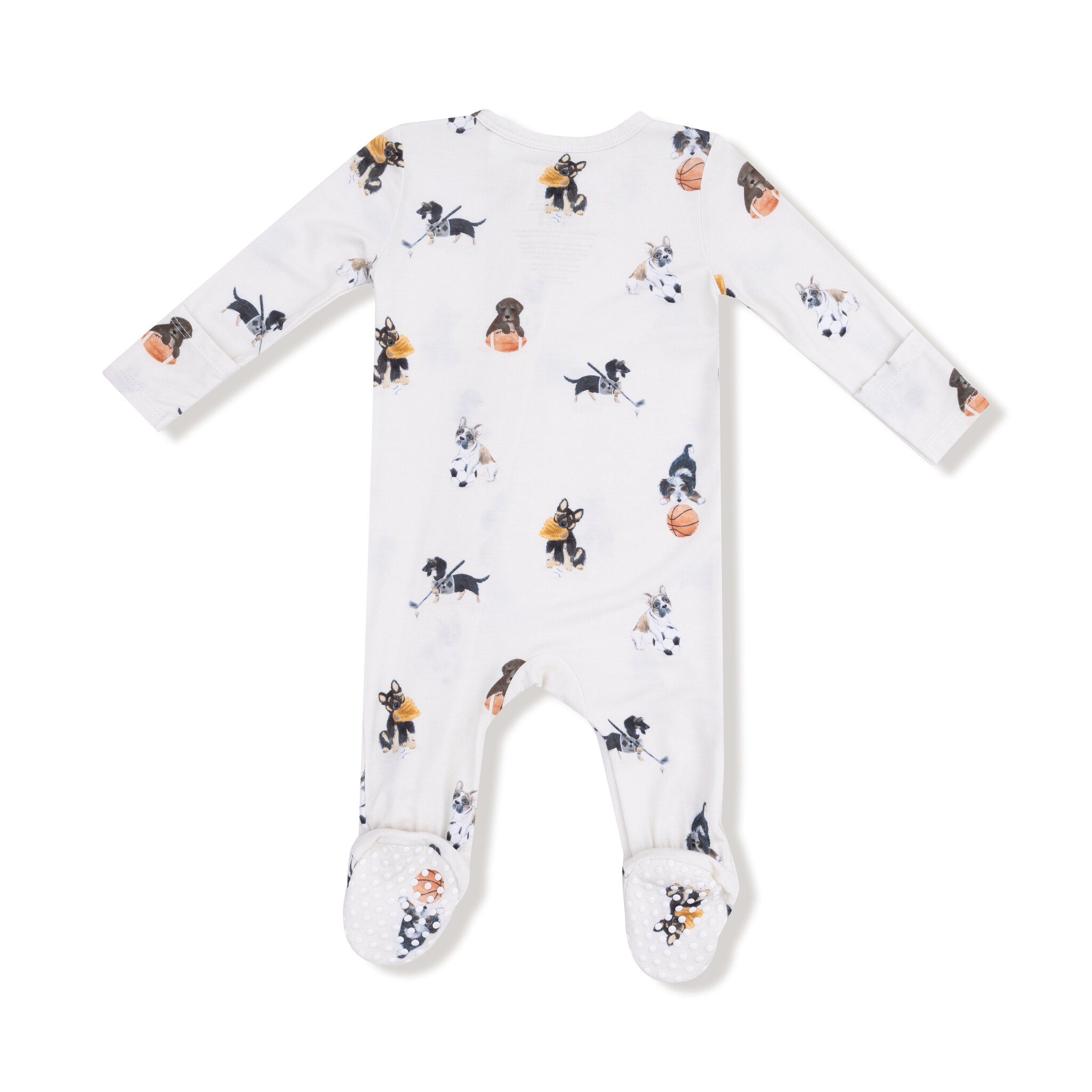 Angel Dear Angel Dear Sporty Puppies 2-Way Zipper Footie
